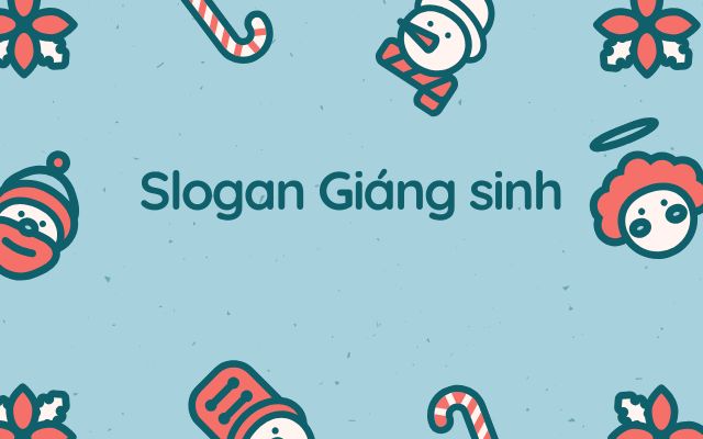 slogan giang sinh